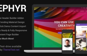 Zephyr 8.21.2 – Material Design WordPress Theme Free Download zephyr-8-16-0-nulled-material-design-wordpress-theme (1)