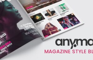Anymag 2.8.8 – Magazine Style WordPress Blog Free Download