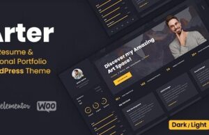 Arter 1.8.3 – Resume WordPress Theme Free Download arter-1-8-3-resume-wordpress-theme