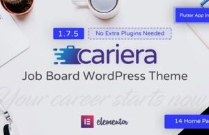 Cariera 1.7.7 – Job Board WordPress Theme Free Download cariera-1-7-5-nulled-job-board-wordpress-theme