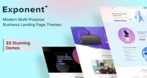 Exponent 1.3.0.5 – Modern Multi-Purpose Business WordPress theme Free Download