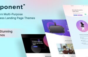 Exponent 1.3.0.5 – Modern Multi-Purpose Business WordPress theme Free Download