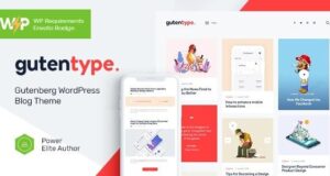 Gutentype 2.1.8 – 100% Gutenberg WordPress Theme for Modern Blog + Elementor Free Download Gutentype 2.1.8 – 100% Gutenberg WordPress Theme for Modern Blog + Elementor