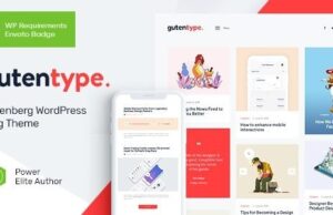 Gutentype 2.1.8 – 100% Gutenberg WordPress Theme for Modern Blog + Elementor Free Download Gutentype 2.1.8 – 100% Gutenberg WordPress Theme for Modern Blog + Elementor