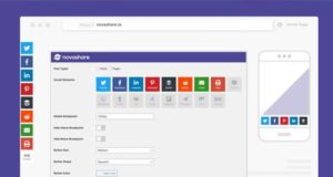 Novashare 1.5.1 – WordPress Social Sharing Plugin Free Download
