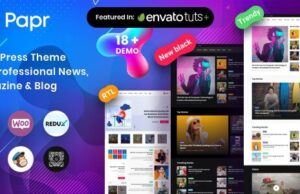 Papr 1.4.9 – News Magazine WordPress Theme Free Download papr-1-4-6-nulled-news-magazine-wordpress-theme
