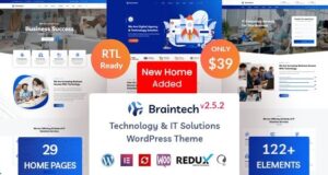 Braintech 2.6.1 – Technology & IT Solutions WordPress Theme Free Download braintech-2-5-2-technology-it-solutions-wordpress-theme