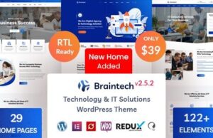 Braintech 2.6.1 – Technology & IT Solutions WordPress Theme Free Download braintech-2-5-2-technology-it-solutions-wordpress-theme